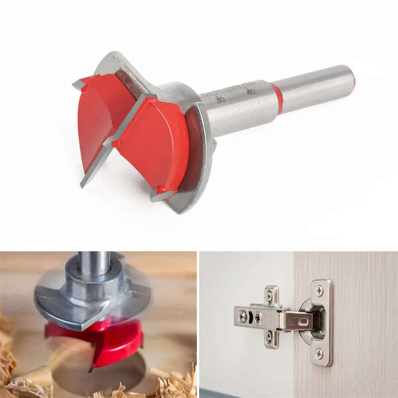 7PCS 35mm Hinge Hole Drilling Guide Locator Set Door Hinge Jig Cabinet Hardware Jig Versatile Woodwo
