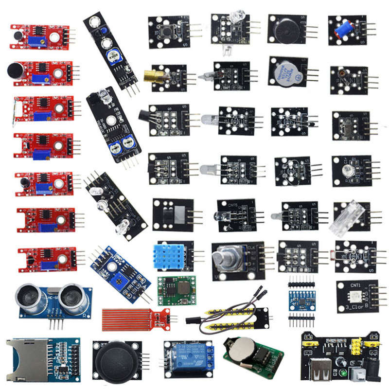 Geekcreit 45 In 1 Sensor Module Board Starter Kits Upgrade Version For Arduino UN0 R3 MEGA2560 Plast