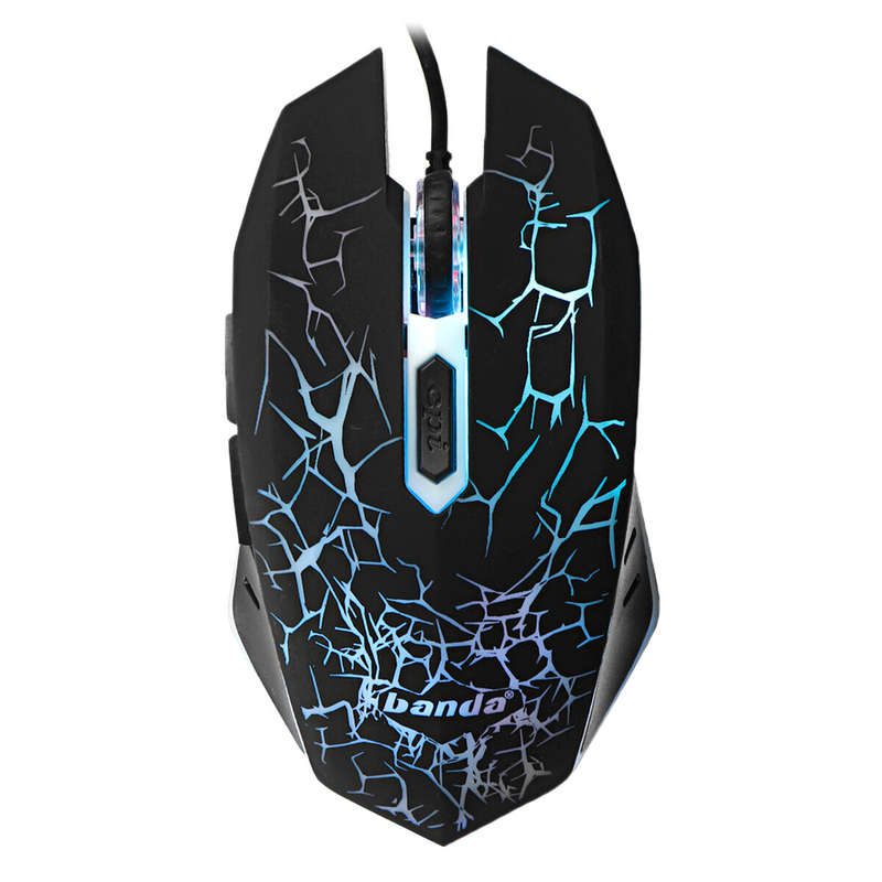 BANDA G11 Keyboard Mouse Combo 104 Keys Suspended Keycaps Gaming Keyboard 6 Buttons 3600DPI LED Ligh