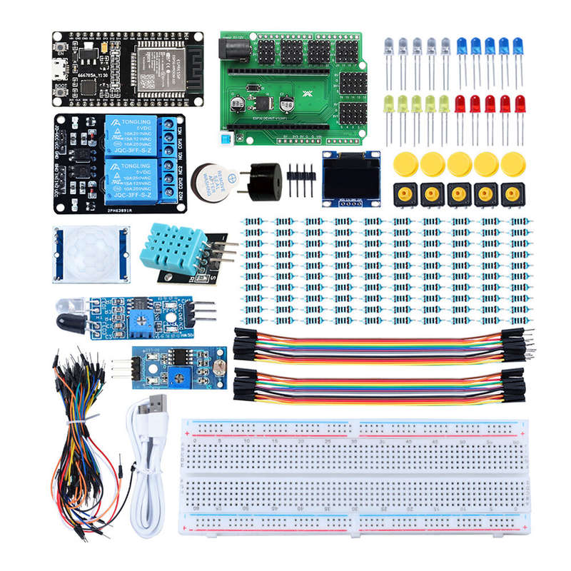 Professional ESP32 Automation Kit for Programming Starter DIY Electronic Kit with ESP32 Development
