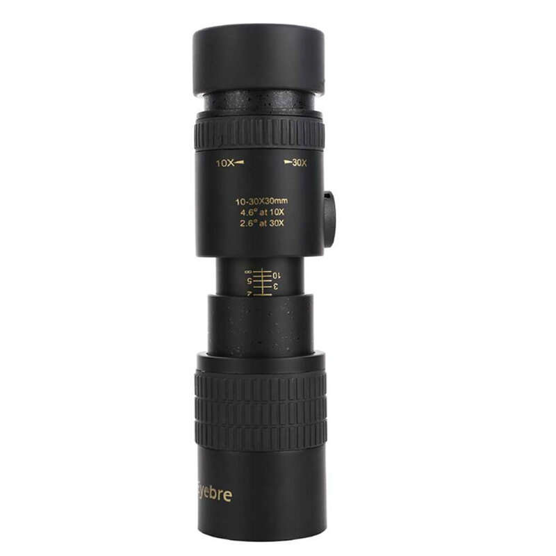 10-30x30 Portable Retractable Mini Monocular BAK4 Prism Dual Focus Lens Telescope For Bird Watching