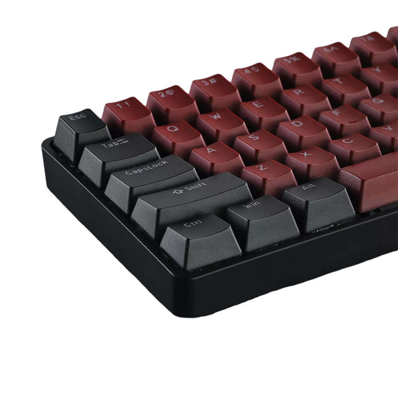 TMKB GK61 Mechanical Gaming Keyboard 61 Keys Full-Key Programmable PBT Translucent Keycaps Dual-Mode
