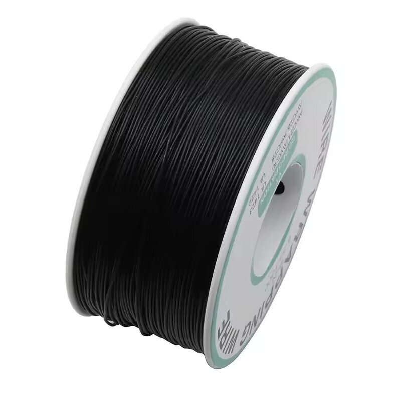 5Pcs 250m 30AWG Black OK Line Circuit Board Flyer Wire Airline PCB Jumper Cable Wrapping Wire
