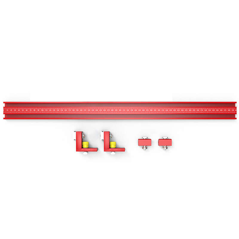 600mm Aluminum Alloy Woodworking Guide Rail Fence Table Saw Cutting Slotting Track Parallel Guide Sy