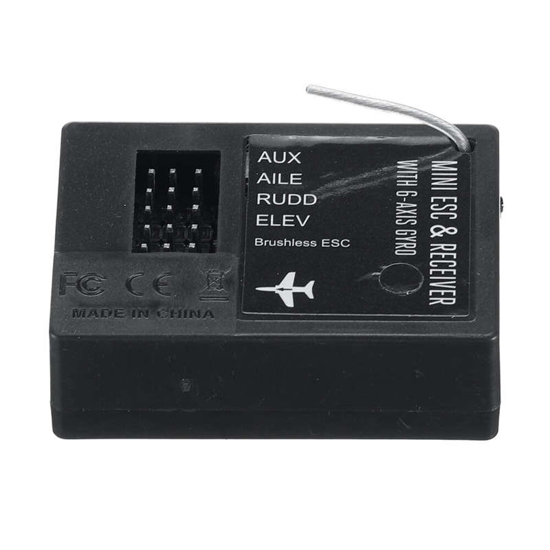 Volantex RC EAR403 PR2202 5CH Receiver with Gyro for RC Airplane 765-1/Super Cup 765-2/Mustang 768-1