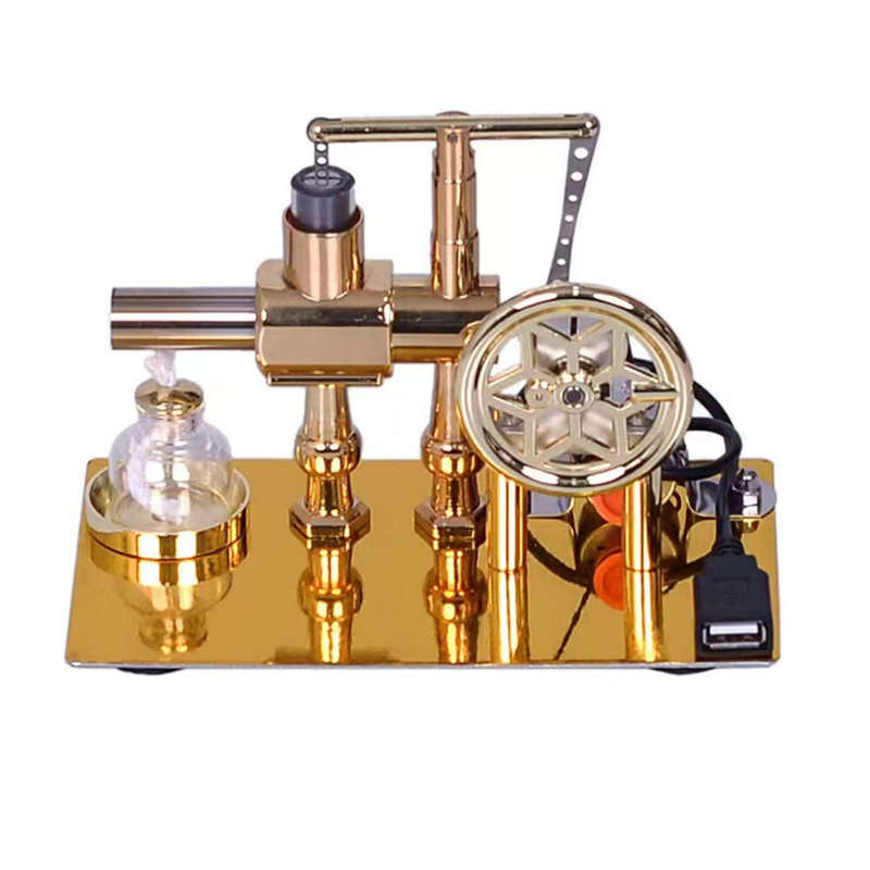 Stirling Engine Model Generator Physics Experiment Science Discovery Production Invention DIY Projec