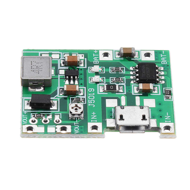 10pcs 3.7V 9V 5V 2A Adjustable Step Up 18650 Lithium Battery Charging Discharge Integrated Module