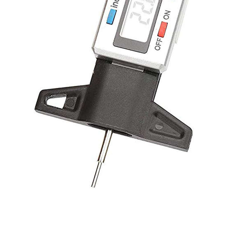 ETOPOO Digital Car Tyre Tire Tread Depth Gauge Meter Auto Tire Wear Detection Measuring Tool Caliper