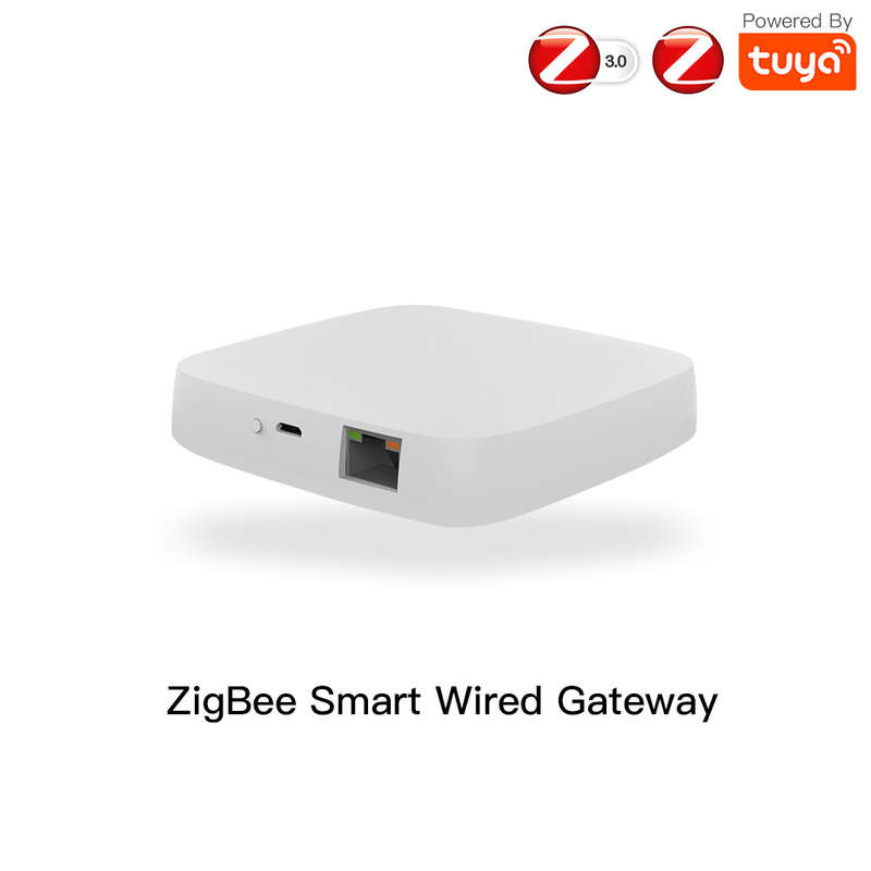 MoesHouse ZB-HUB Wired Tuya ZigBee3.0 Smart Gateway Hub Work with Tuya Smart App Voice Control via A