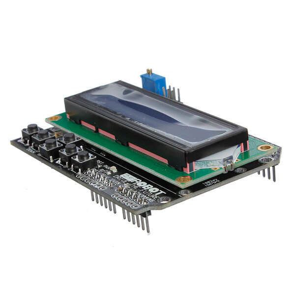 3Pcs Keypad Shield Blue Backlight For Robot LCD 1602 LCD1602 Display Module Input Output Expansion B