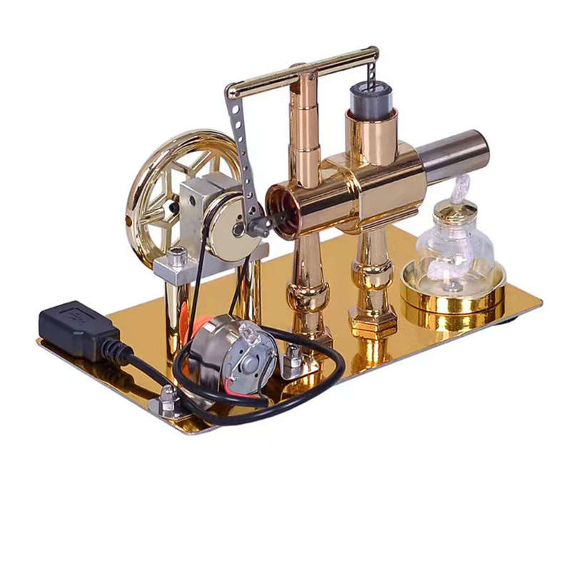 Stirling Engine Model Generator Physics Experiment Science Discovery Production Invention DIY Projec