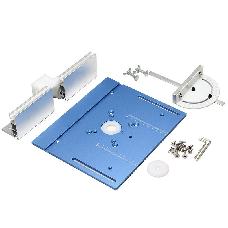 Premium Aluminum Router Plate Precision Woodworking Tool for 65mm Tables Workbench Trimmer And Engra