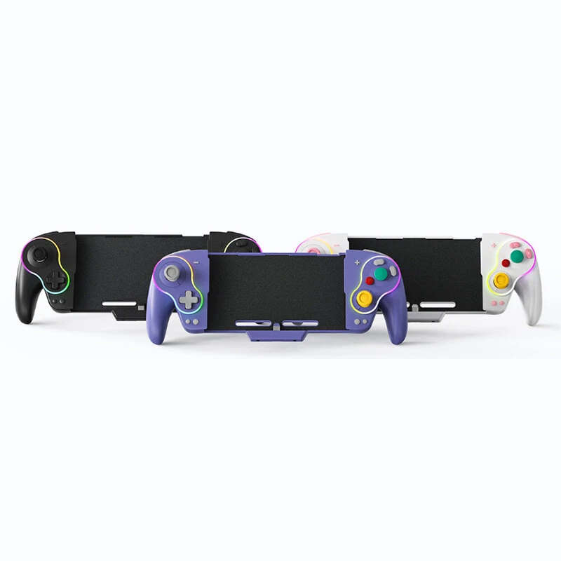 LinYuvo KS63 RGB Wireless Controller Gamepad for Switch/OLED Retro Six-axis Sensor Turbo Vibration G