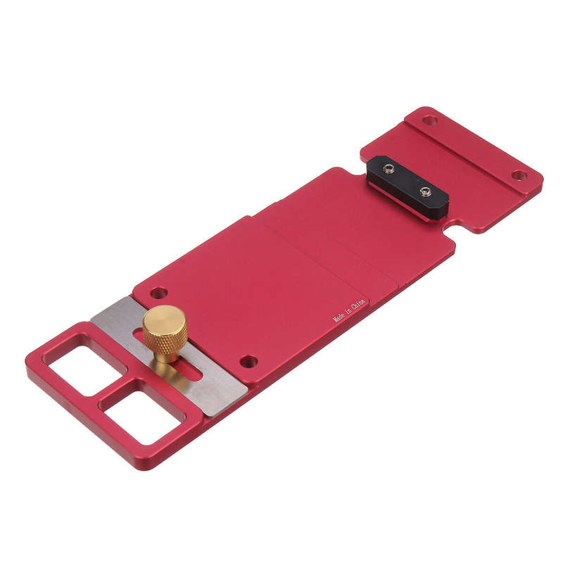 Aluminum Alloy Track Saw Square Woodworking 90 Degree Angle Stop Positioning Limiting Clamp for Elec