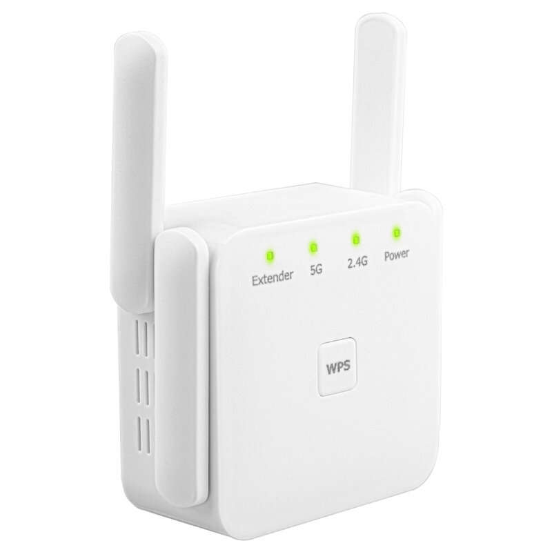 1200Mbps Wireless EU WiFi Repeater 2.4/5GHz Wifi Signal Amplifier Extender Router Network Wlan WiFi