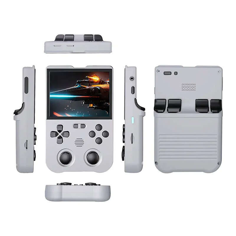 Coopreme XU10 128GB Arcade Games Player 3.5-inch IPS LINUX RK3326S 64bit A35 Handheld Game Console w