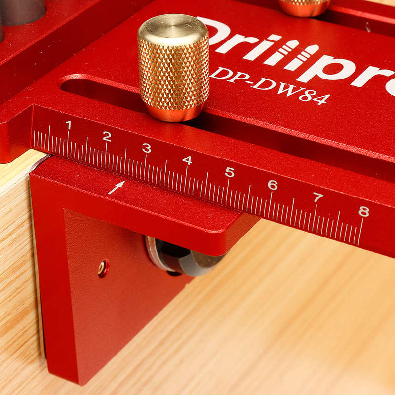 Drillpro 3 in 1 Adjustable Woodworking Doweling Jig Kit Pocket Hole Jig Drilling Guide Locator For F