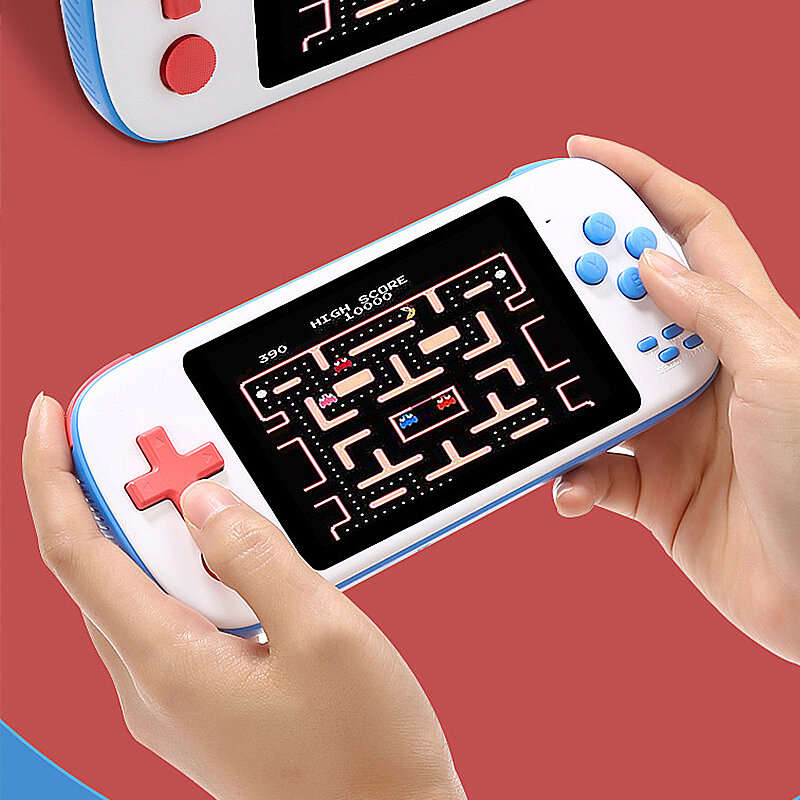 X11 Retro Handheld Game Console 4.3 inch 16:9 IPS Screen 6800 Games 1000mAh Built-in Mic Video Game
