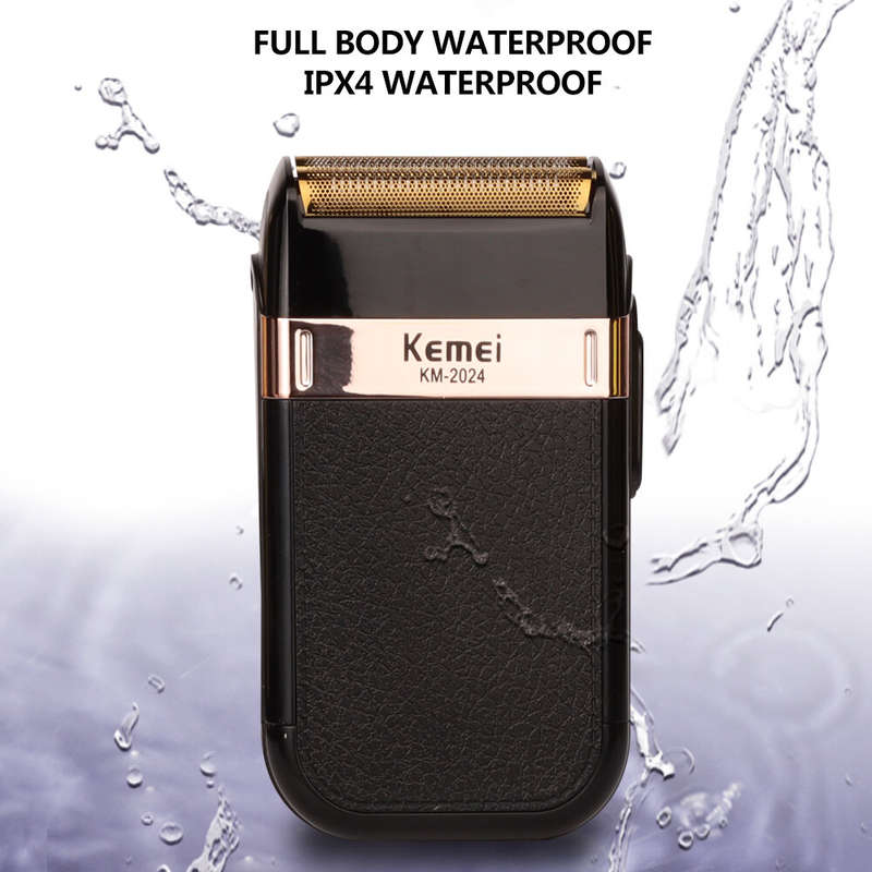 Kemei-Classic Rechargeable Electric Shaver for Men Versatile Grooming Tool with Twin Blade Safety Fe