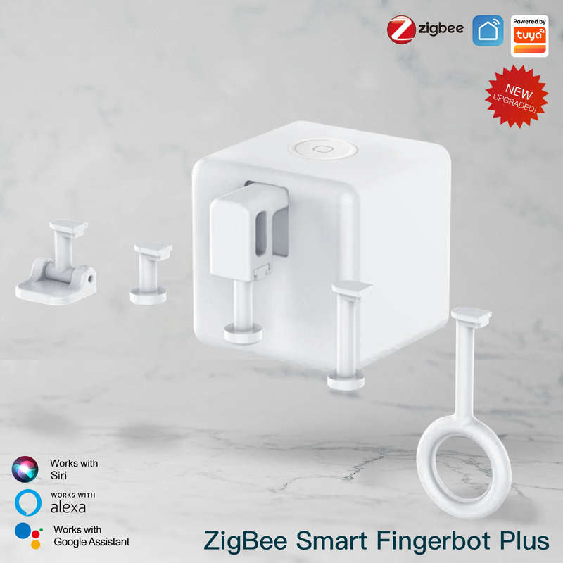 MoesHouse Tuya Fingerbot Button Pusher Zigbee3.0 Finger Robot App Remote Control Automatic Switch Vo