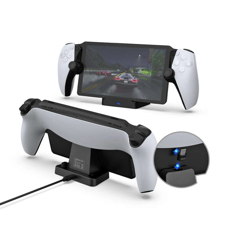 TP5-3553 for PS5 Portal Handheld Gaming Console Charging Dock Magnetic Type-C Streaming Handheld Doc