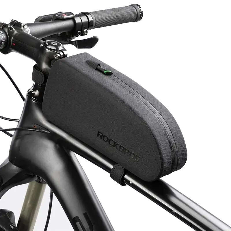 ROCKBROS Waterproof Bike Bag 1.6L Large Capacity Cycling Top Front Tube Frame Bag Bicycle Equipment