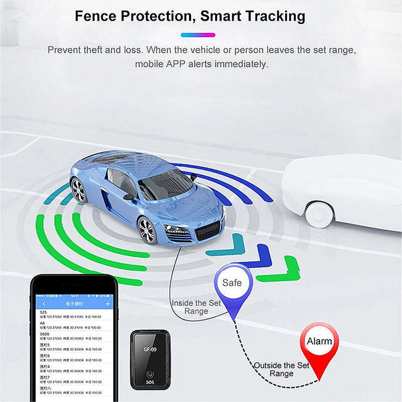 GF09 Mini GPS Locator APP Remote Control Anti-lost Device for Car/Kid/Elder WiFi LBS AGPS Precision