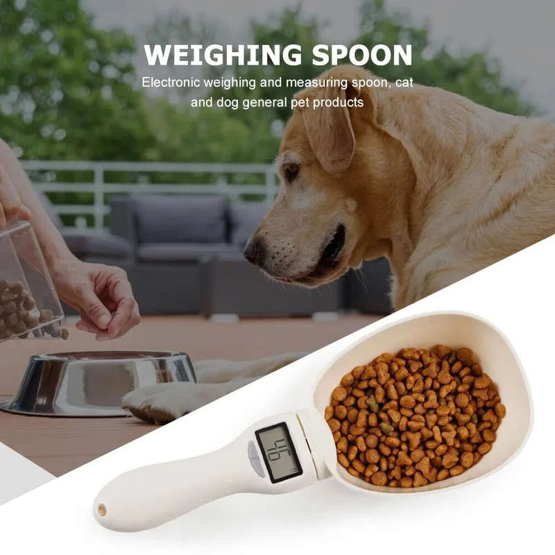 Electronic Measuring Spoon For Food Digital Scale Dog and Cat Food Kitchen Scale Measuring Cup with