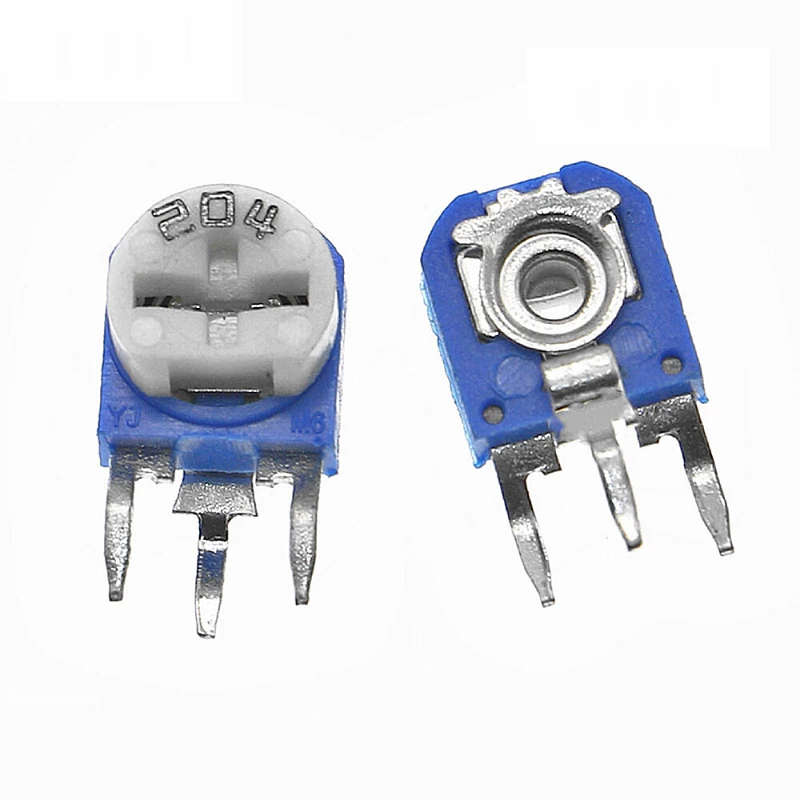 100pcs RM063 Trimmer Potentiometer Adjustable Resistor Kit 500R 1K 2K 5K 10K 20K 50K 100K 200K 1M Po