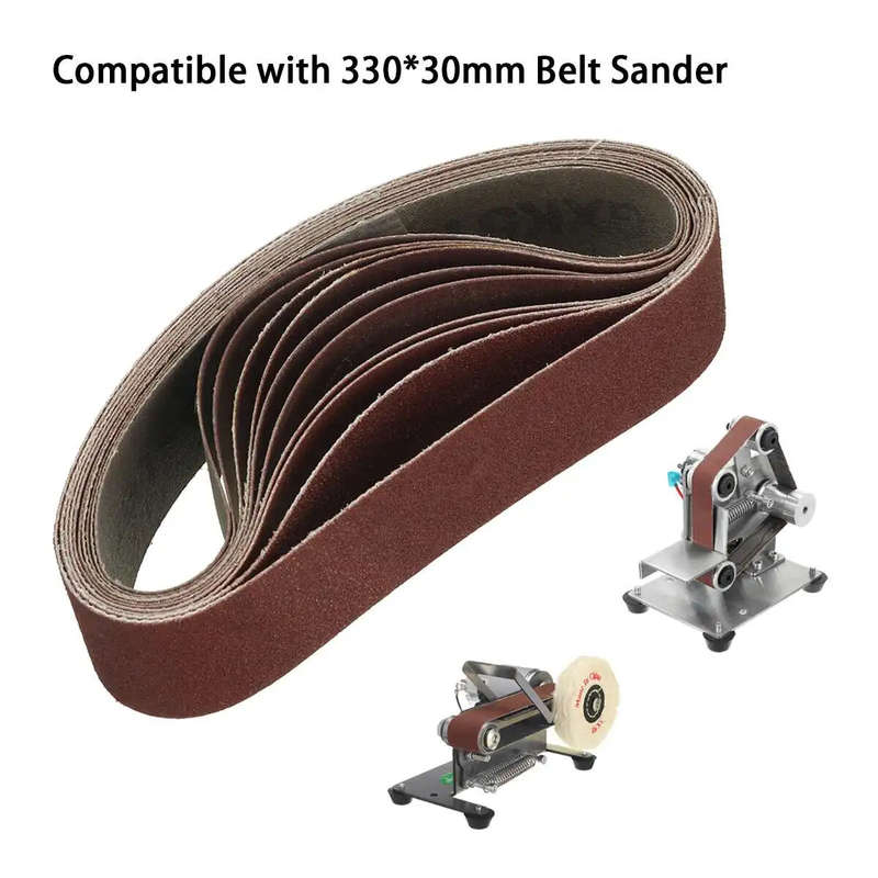 25PCS 330x30mm Sanding Belts 120/320/600/800/1000 Grits for Belt Sander Knife Sharpening Woodworking
