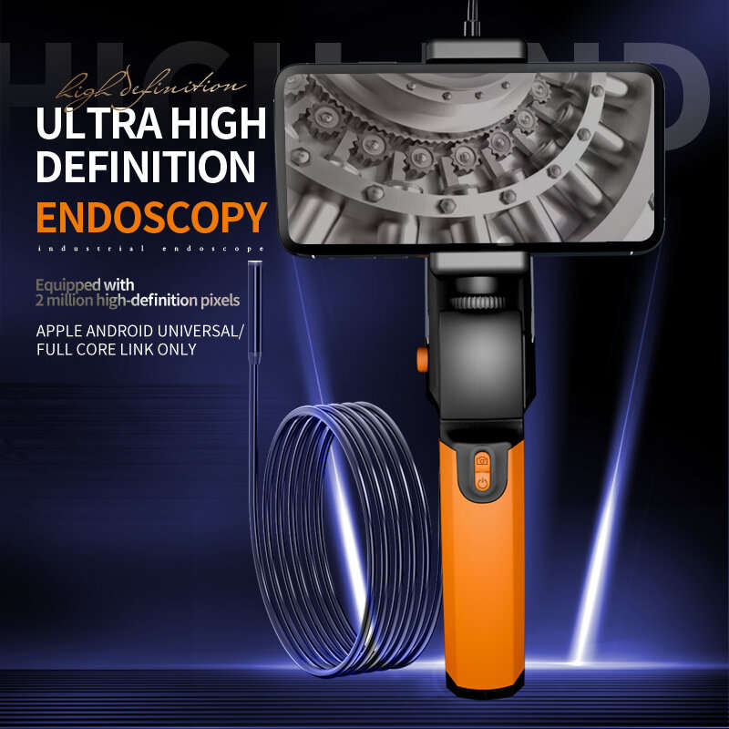 7.9mm Dual Lens Endoscope Camera 2 Million Pixels 1920x1080p Resolution IP67 Lens iOS Android Compat