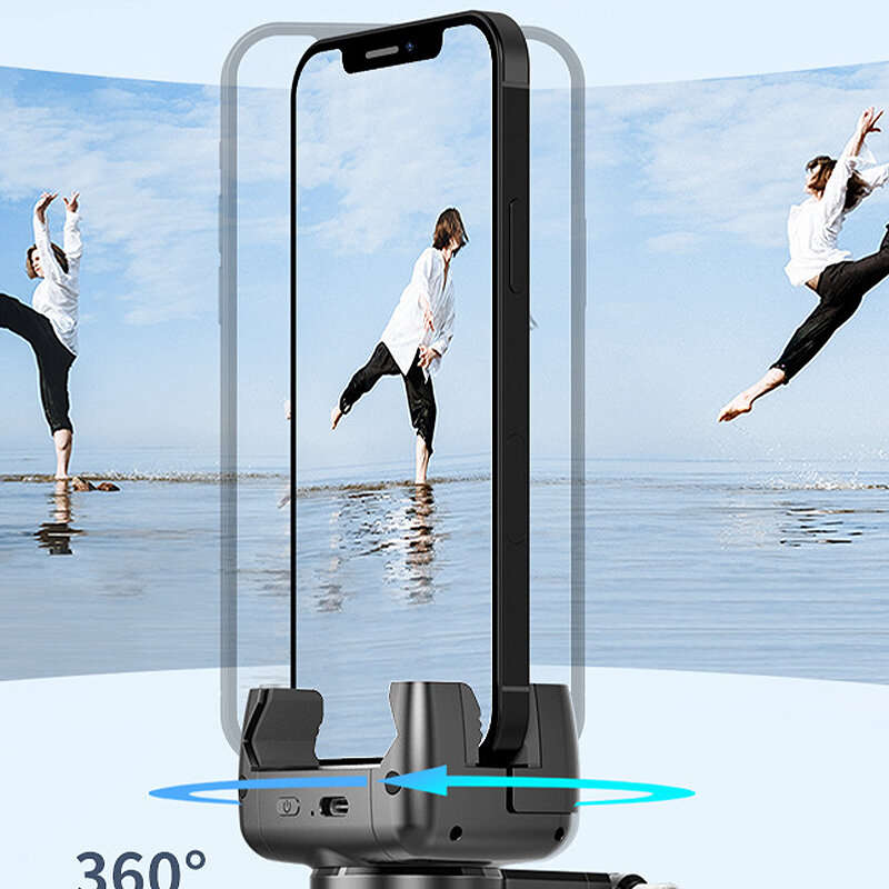 Portable Anti-shake Gimbal Stabilizer 360 Rotation Following Shooting Mode Selfie Stick Tripod Gimba