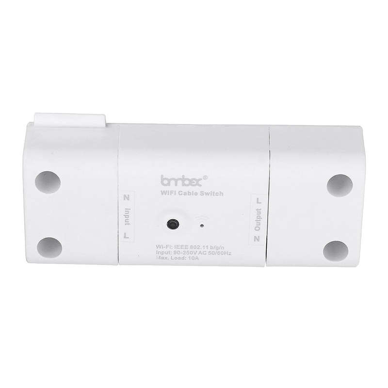 Lombex AC110-240V 10A WiFi Voice Control Timing Smart Light Switch Work with Alexa Google Assistant
