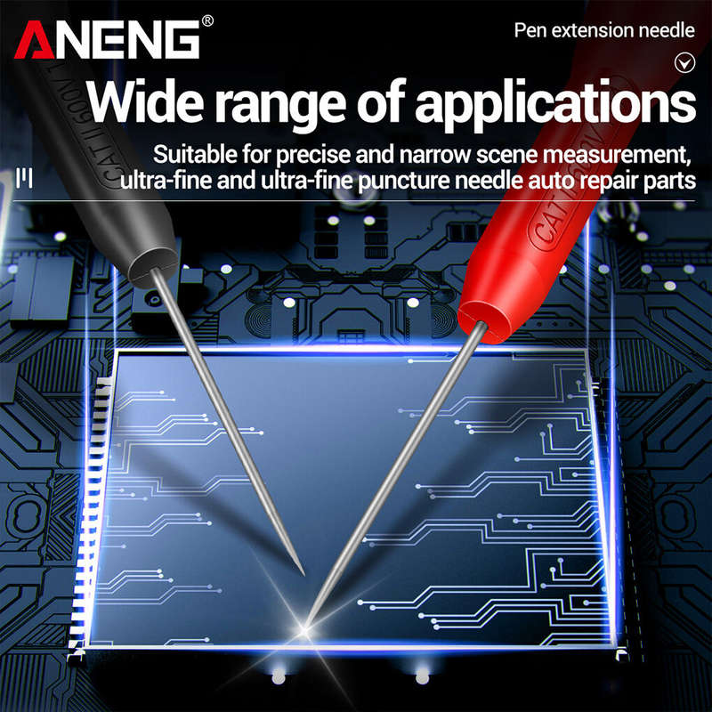 ANENG PT2002 Multimeter Stainless Steel Probe for Automobile Detection with Puncture-free Special Ti