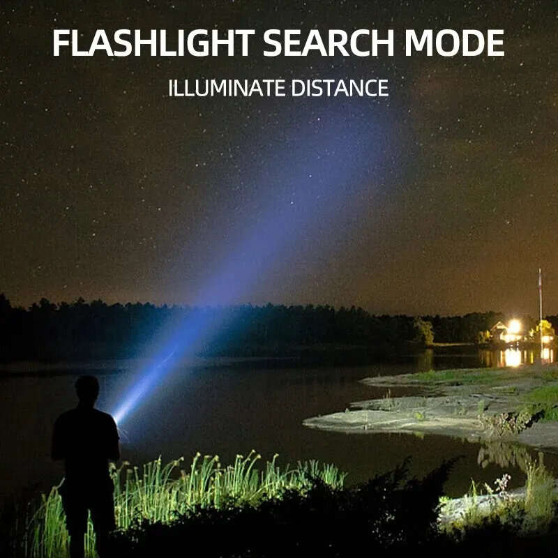 Multifunction Waterproof Camping Lights Lantern High Capacity Lamp Portable Lantern Flashlight With
