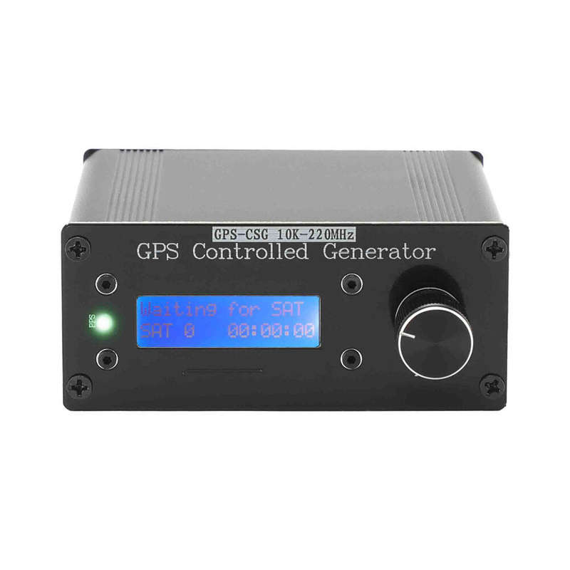 10K-220MHz VFO Controlled Generator Taming Reference Signal Source Black Tool Accessories