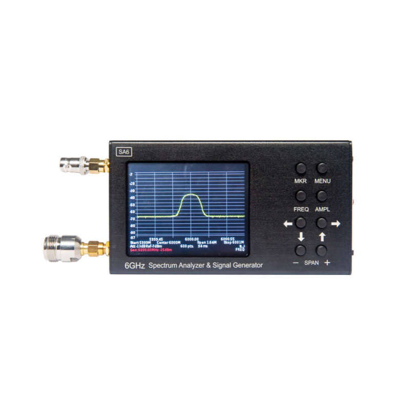 SA6 6G Portable Spectrum Analyzer Wi-Fi CDMA Laboratory 35-6200Mhz Signal Generator Tester