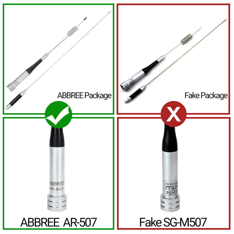 AR-507 High Gain Antenna 144/430MHz Mobile Radio Antenna 74CM PL259 Connector 150W Strong Signal Rec
