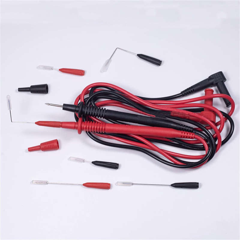 9PCS Universal 2mm Test Probes and Clips for Multimeters Easy Installation Robust Steel Design for A