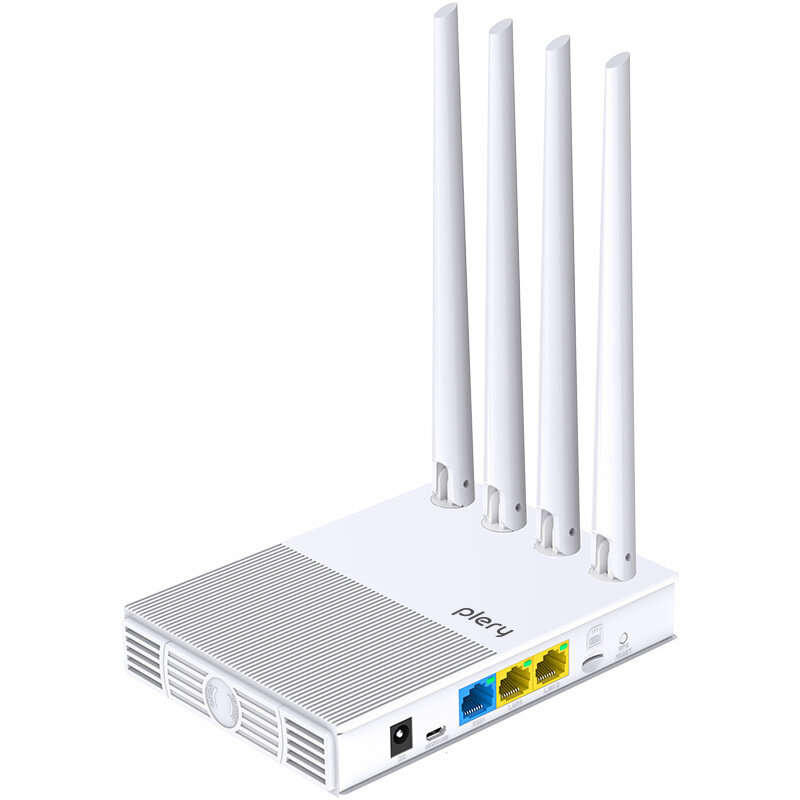 PLERY R623 4G LTE Router Wireless 300Mbps Fast Wired and Wireless Connections Support Micro SIM Card