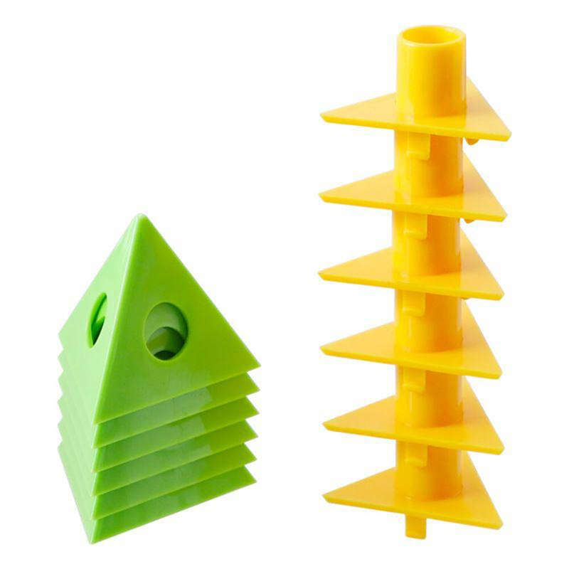12PCS 6-Set PVC Triangle Paint Brackets for Woodworking Dual-Use Design Compact and Portable DIY Pai