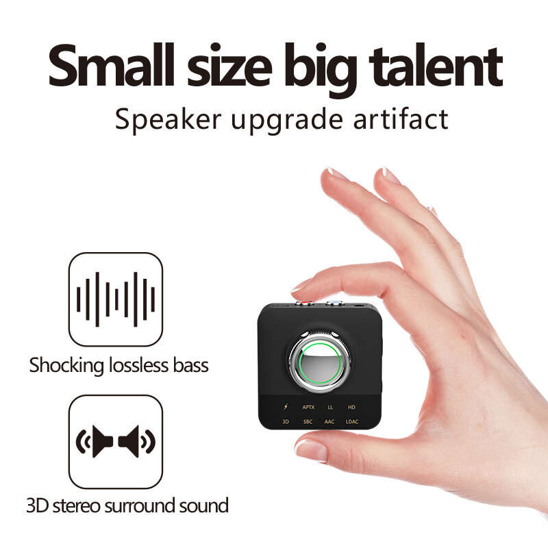 LE506 Wireless Adapter LDAC Audio Receiver APT HD HiFi 3D Stereo Sound Hands-free Calling bluetooth