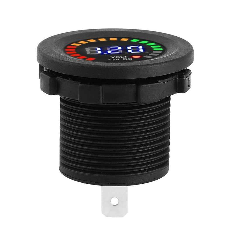 DC 12 V Motorcycle Car LED Digital Display Voltmeter Waterproof Volt Meter Voltage Gauge Voltage Tes