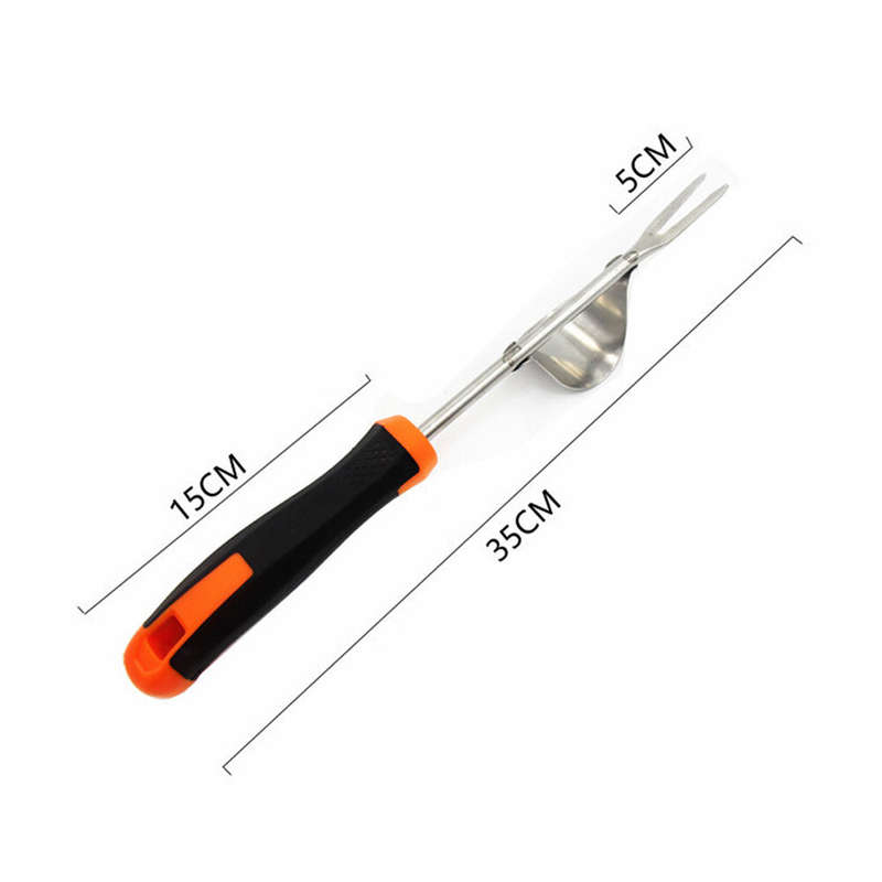 Stainless Steel Manual Weeding Machine with Ergonomic Handle Portable Lightweight Weed Puller for Ea
