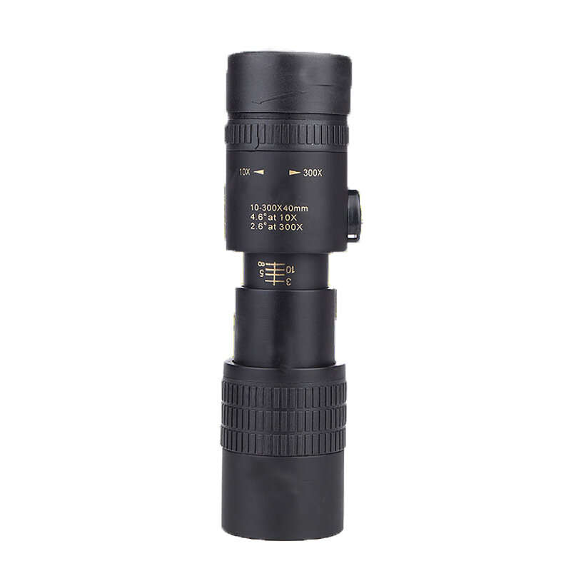 10X-300X40mm High Zoom BAK4 Monocular Professional Long Range Telescope Low Light Night Vision Outdo