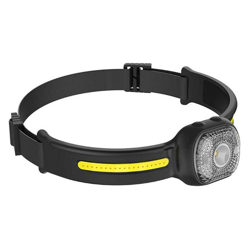 600 Lumens XPG+COB LED Headlamps USB Rechargeable Headlight With Safety Light Waterproof Portable He