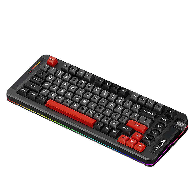 MCHOSE X75 82 Kyes Mechanical Gaming Keyboard Hot Swappable Hyacinth/Ice Cream Switch RGB Type-C/2.4