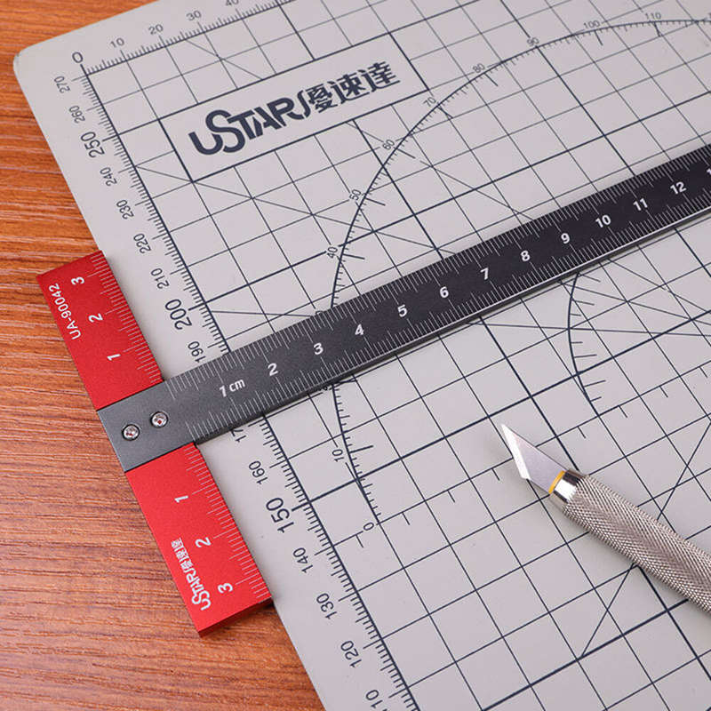 Aluminum T-Square 170x85mm 3mm Thickness CNC Crafted High Precision Lightweight Durable for Crafting