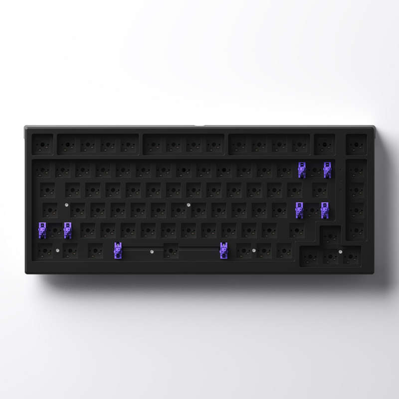 MONSGEEK M1 Aluminum DIY Kit 75% Layout RGB Hot-swap Mechanical Keyboard Kit CNC Metal VIA/QMK Gaske