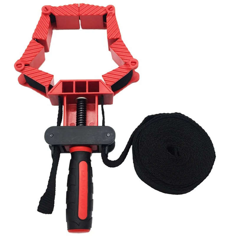Woodworking Soft Belt Strap Clamp Versatile Durable with Foldable Clamping Blocks Ideal for DIY Proj